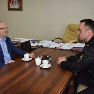 Spotkanie z komendantem PSP w Kamieńsku