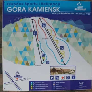 Góra Kamieńsk czeka na śnieg