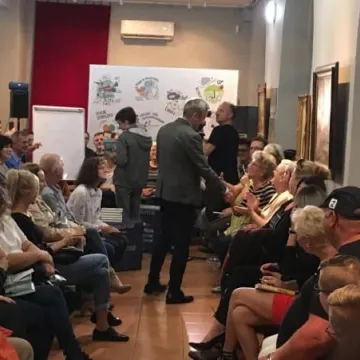 Burza mózgów z Robertem Biedroniem w Radomsku