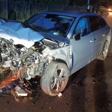 Wojnowice: Pościg za kierowcą BMW zakończył się wypadkiem