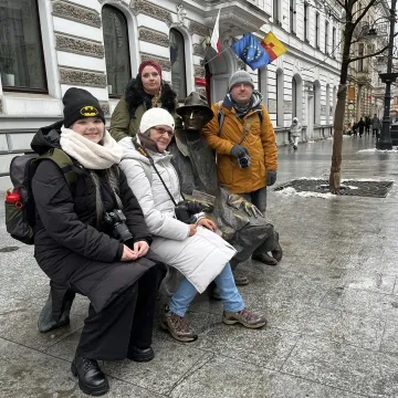 Łódź zatrzymana w obiektywie