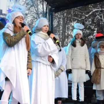 Miejska Wigilia na placu 3 Maja w Radomsku