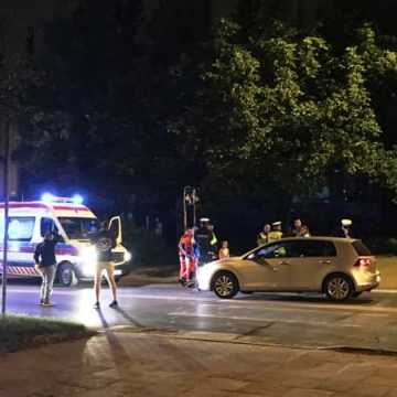 Wypadek na przejściu dla pieszych na ul. Piastowskiej
