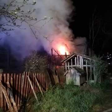 W Orzechowie spłonęła stodoła