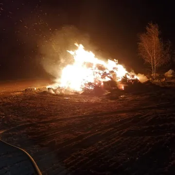 Jednej nocy dwa pożary w gminie Kamieńsk