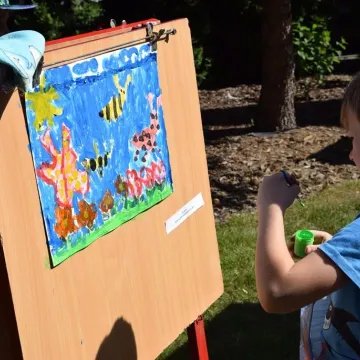 Wiosenne malowanie w PP 9 w Radomsku