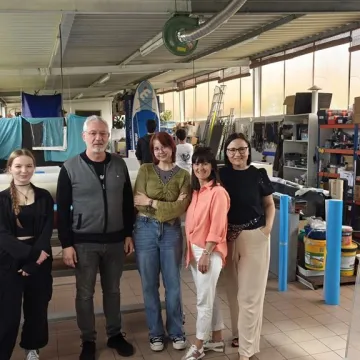 Zakończenie stażu uczniów ZSE z certyfikatami