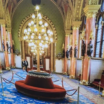 Uliczna wystawa „Parlamentaryzm węgierski” w Radomsku