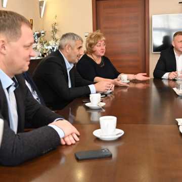 Goście z Ukrainy odwiedzili radomszczańskie starostwo