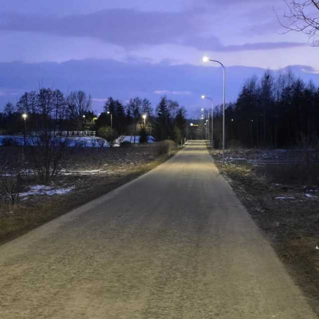 Kamieńsk z nowym oświetleniem