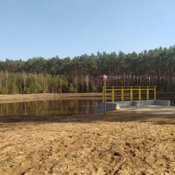 Zbiornik w Suchej Wsi zmienia oblicze