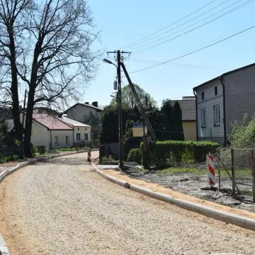 Ul. Stara Droga w Radomsku w przebudowie