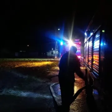 Pożar pustostanu w gminie Wielgomłyny