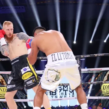 Korner Radomsko Boxing Night 2023. Robert Parzęczewski znokautował rywala