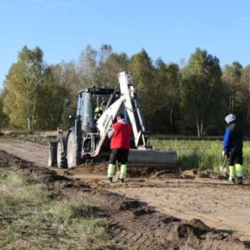 Trwa przebudowa ulicy Leśnej w Płoszowie