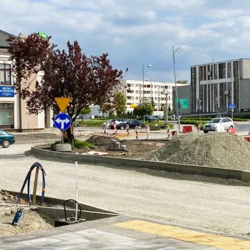Zobacz, jak postępują prace przy przebudowie ul. Żeromskiego w Radomsku
