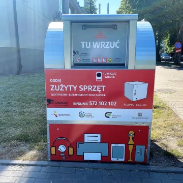 W Radomsku są już kosze na elektrośmieci