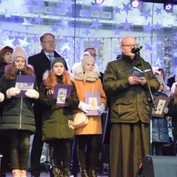 Miejska Wigilia na placu 3 Maja w Radomsku