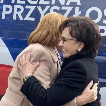 Marszałek Sejmu - Elżbieta Witek z wizytą w Strzałkowie