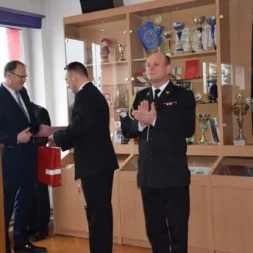 Straż pożarna z nowym komendantem