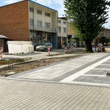 Zobacz, jak postępują prace przy przebudowie ul. Żeromskiego w Radomsku