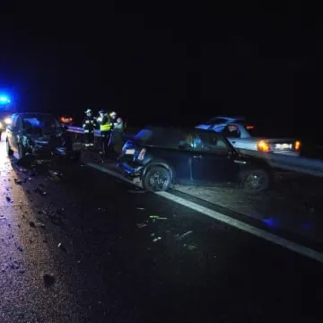 10 osób rannych w wypadku na DK1