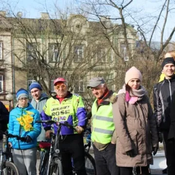 Powitali wiosnę na rowerach 