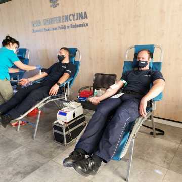 Prawie 21 litrów krwi dla komendanta policji w Radomsku