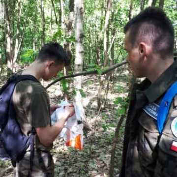 Wojskowi z Drzewniaka na zajęciach w terenie