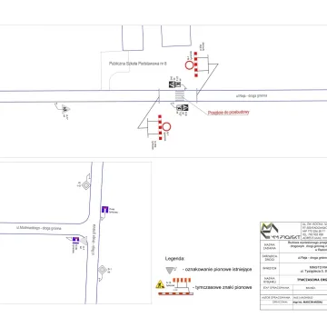 Od piątku będą utrudniania na ul. Reja w Radomsku