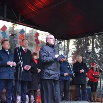 Miejska wigilia na placu 3 Maja