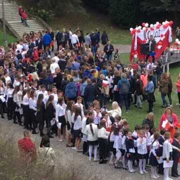 Patriotycznie w parku Solidarności