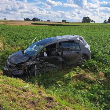 Wypadek drogowy w gminie Kodrąb