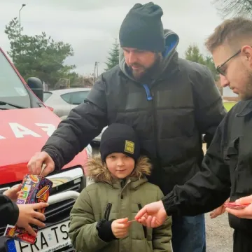 Druhowie z Kietlina kwestują na rzecz radomszczańskiego sztabu WOŚP