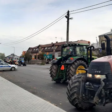 Protest rolników w Przedborzu