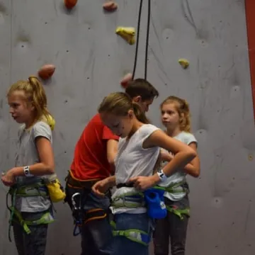 Wspinaczka w powiatowej hali