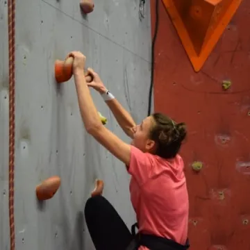 Wspinaczka w powiatowej hali