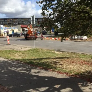 Ulica Leszka Czarnego w przebudowie