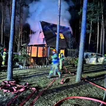 [WIDEO] Zakrzówek Szlachecki. Palił się domek letniskowy