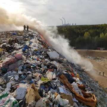 Pożar składowiska odpadów w Kamieńsku - „To było podpalenie”