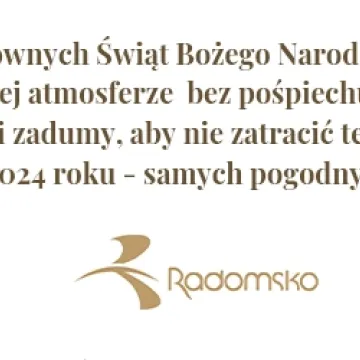 Życzenia z okazji Świąt Bożego Narodzenia