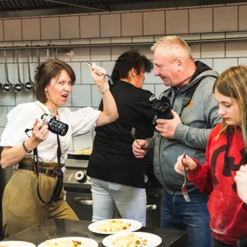 Kolejne warsztaty fundacji foto Pozytyw. Tym razem w kuchni...