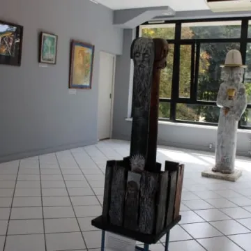 Spotkanie z Jerzym Przybyłem na finisażu wystawy „Rok Słowiański”