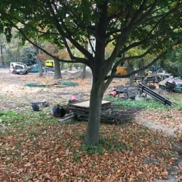 Trwa rewaloryzacja parku Świętojańskiego