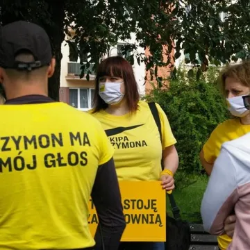 Kamper Szymona Hołowni gościł w Radomsku