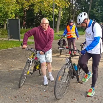 Rowerowa sztafeta członków RdR na Jasną Górę