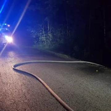 Pożar lasu w Koźniewicach