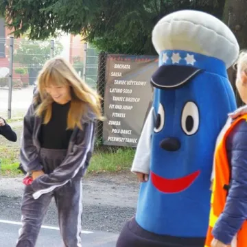 Przypominali, jak bezpiecznie dotrzeć do szkoły