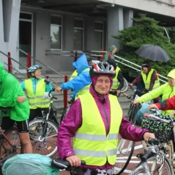 Deszcz nie przeszkodził rowerzystom