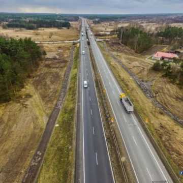 Budowa A1 z lotu ptaka: odcinek „D” Radomsko-granica województwa